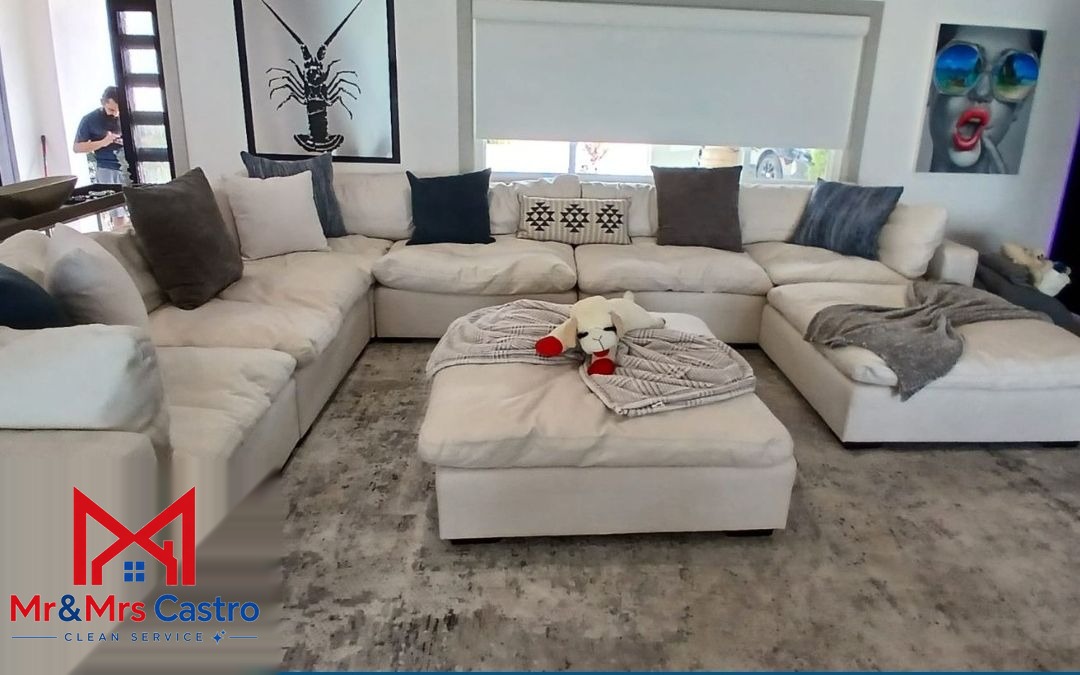 Mr & Mrs Castro Clean Service - spotless living room
